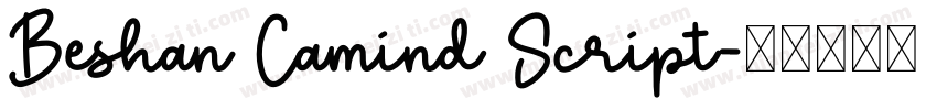 Beshan Camind Script字体转换